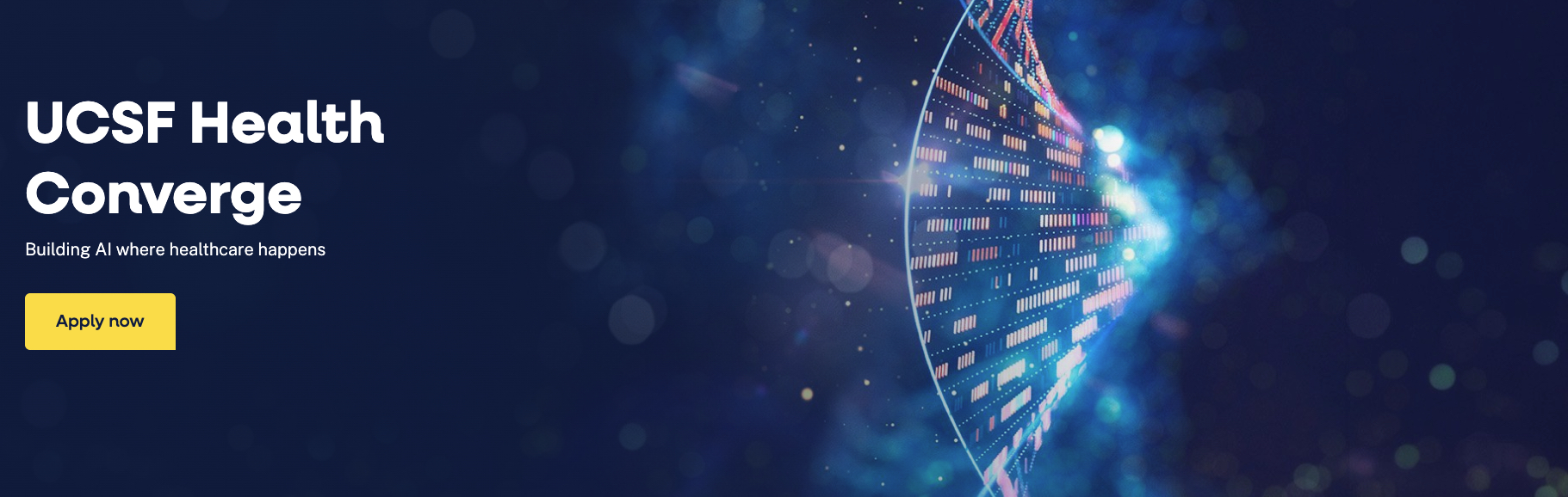 UCSF Health Converge healthcare AI accelerator announcement